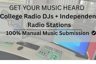 connect independent artists with college radio djs through music submission