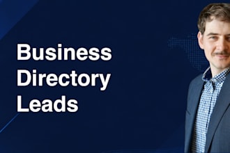 build a targeted business lead list with contact details