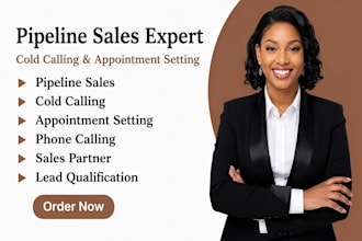 pipeline sales cold calling appointment setting sales partner for IT saas
