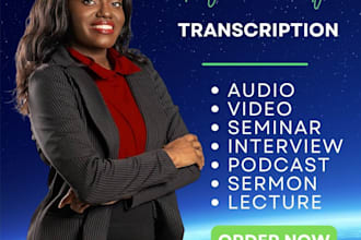 turn your english audio and video into clean, accurate transcripts