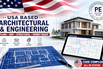 do permit draw architectural structural stamped mep drawings for permit approval