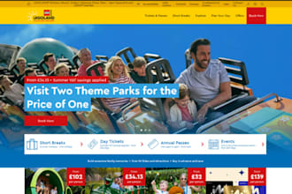 design wix playful resort website kids resort website family resort website