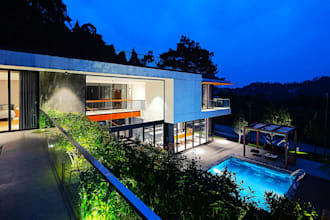 do exterior landscape backyard elevation 3d modeling front house pool home