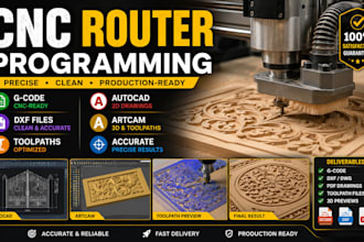 create cnc router files toolpaths and g code using autocad