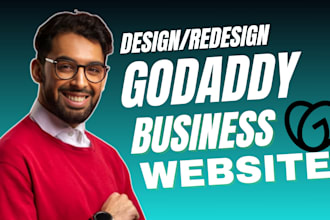 develop godaddy website redesign godaddy website design develop godaddy