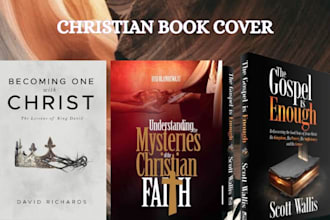create christian book cover spiritual religious holistic devotional ebook design