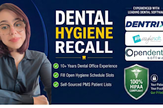 call your dental recall list and fill your hygienist schedule