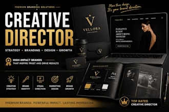 be your creative director for premium brand identity and visual strategy