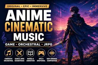 anime cinematic music game orchestral theme manga jrpg soundtrack animation ost