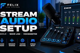 setup and fix obs audio routing with goxlr, wave link and voicemeeter