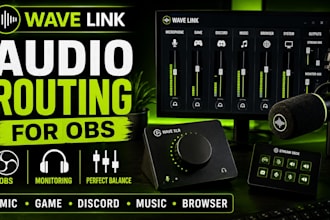 setup elgato wave link for obs audio routing