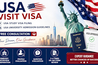 prepare your USA visit visa and study visa application