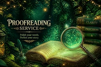 proofread your fiction book