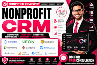 nonprofit everyaction neon crm givebutter bloomerang bonterra everyaction ga4