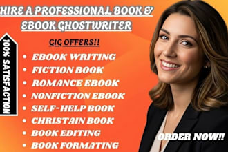 be your ebook ghostwriter or ghost ebook writer