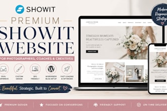design photographers or author showit website creatives coaches showit blog site