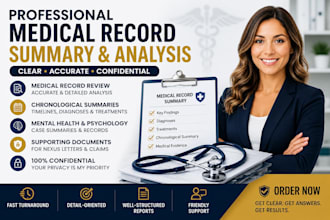 analyze and summarize medical records