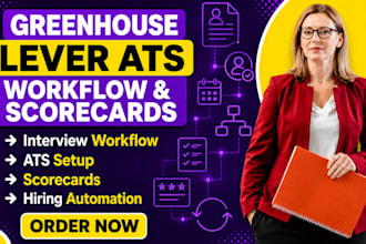 setup greenhouse lever ats interview workflow scorecards automation