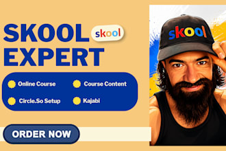 create skool online course content skool community circle so kajabi course setup