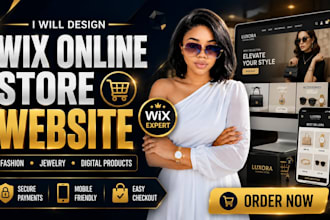 do wix online store, ecommerce website, fashion, jewelry, digital product store