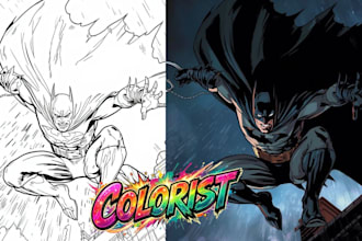 be colorist for comic and manga