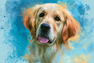 do watercolor pet portrait, dog portrait cat portrait