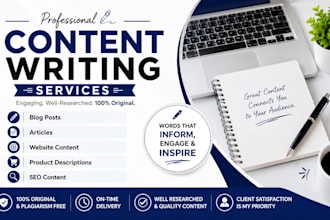 write SEO friendly blog posts and articles