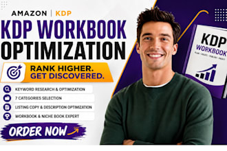 optimize amazon KDP workbook metadata keywords categories and listing copy