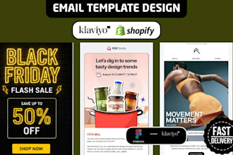 transform figma to klaviyo email design klaviyo black friday email template