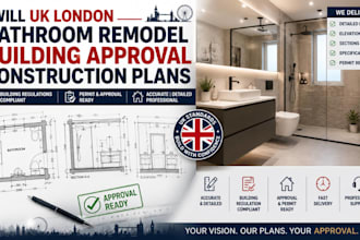 create bathroom remodel building approval construction plans