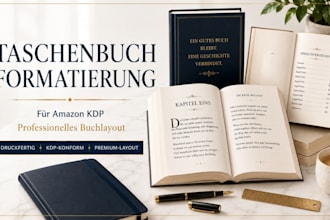 taschenbuch professionell für amazon KDP formatieren