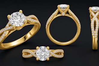 3d jewelry design pendant jewelry animation cuban link 3d ring design rendering