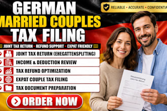 prepare german tax filing for married couples or spouses and