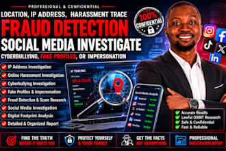 do location IP address harassment trace fraud detection social media investigate