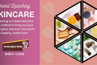 design creative skincare, cosmetic and beauty social posts