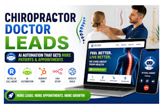 generate chiropractor doctor leads with ai automation, retell ai call agent