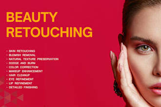 do professional beauty retouching
