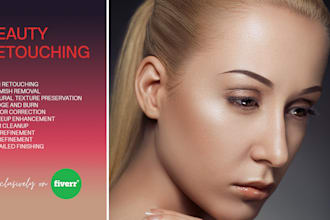 do professional beauty retouching