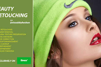 do professional beauty retouching