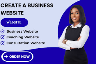 design business website, online coaching website, wordpress consulting website