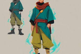 create concept or character art