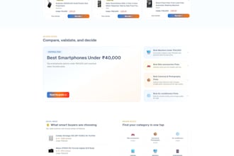 build a responsive react or next js website