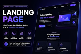 build a modern ai powered landing page