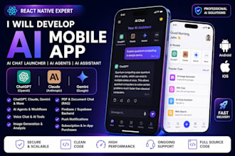 develop ai chat launcher app with chatgpt claude gemini android app ai agents