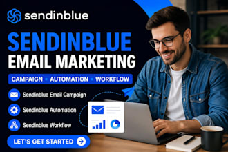 setup sendinblue email campaign sendinblue automation sendinblue workflow