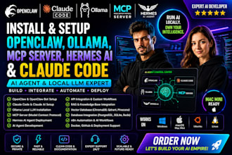 install openclaw bot setup ollama mcp hermes ai agent mac mini claude code cloud
