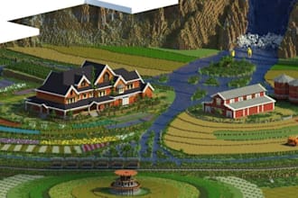 build realistic minecraft cities, villages, terrain, and custom worlds