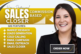 be your sales rep appointment setter online sales sdr based commission