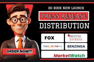 promote your amazon book launch, press release distribution and ebook promotion