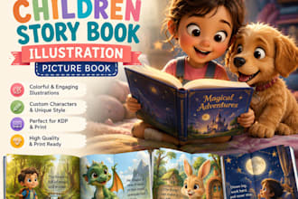 illustrate children story book illustration picture book